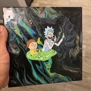 Rick and Morty wall art